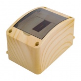 Щит распределительный навесной Ruvinil Tyco на 4 модуля под дерево Сосна, 140х90х85мм