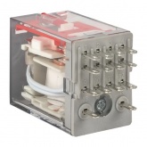 Реле промежуточное с кнопкой и механической индикацией EKF AVERES RPAt 22/4 5A 230В AC