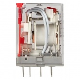 Реле промежуточное с кнопкой и механической индикацией EKF AVERES RPAt 22/4 5A 230В AC