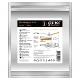 Лента светодиодная Gauss Elementary 2835/60-SMD 4.8W/m 12V DC IP20 теплый белый (упаковка 5м)