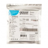 Лента светодиодная Gauss Elementary 2835/120-SMD 9.6W/m 12V DC IP20 холодный белый (упаковка 5м)