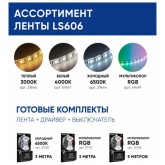 Светодиодная лента Feron LS606 60SMD(5050) 14.4W/m 12V IP20 5000x10x2.32mm 4200K нейтральный белый