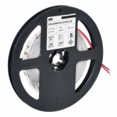 Лента светодиодная ИЭК LED LSR 2835 WW 120Led/m 9,6W/m 12V IP20 3000K теплый белый (упаковка 5м)