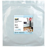 Лента ИЭК LED 20м LSR-2835W60-4,8-IP20-12В холодный белый