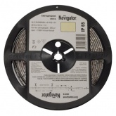 Светодиодная лента Navigator 71 410 NLS-3528WW120-9.6-IP20-12V R5 9,6W 3000K (бухта 5m)