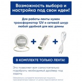 Светодиодная LED лента Feron LS603 60SMD(2835)/м 4.8Вт/м 5м IP20 12V красный