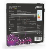 Лента светодиодная Gauss 5050/30-SMD 7.2W/m 12V DC RGB IP20 (упаковка 5м)