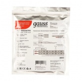 Лента светодиодная Gauss Elementary 2835/60-SMD 4.8W/m 12V DC IP20 красный (упаковка 5м)