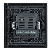 Термостат электронный с индикацией ИЭК FORTE&PIANO FP152 с датчиком 2,4м черный