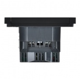 Розетка с зарядкой ИЭК FORTE&PIANO FP147 2Р+Е 16А шторки USB A+C 18Вт черный