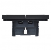 Выключатель жалюзи кнопочный ИЭК FORTE&PIANO FP111 10А черный