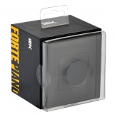 Термостат электронный с индикацией ИЭК FORTE&PIANO FP352 с датчиком 2,4м серый