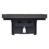 Выключатель жалюзи кнопочный ИЭК FORTE&PIANO FP311 10А серый