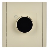 Термостат электронный с индикацией ИЭК FORTE&PIANO FP452 с датчиком 2,4м ваниль