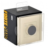 Термостат электронный с индикацией ИЭК FORTE&PIANO FP452 с датчиком 2,4м ваниль