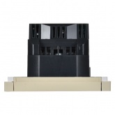 Розетка с зарядкой ИЭК FORTE&PIANO FP445 2Р+Е 16А шторки USB A+A 3,1А ваниль