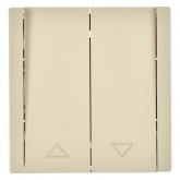 Выключатель жалюзи кнопочный ИЭК FORTE&PIANO FP411 10А ваниль