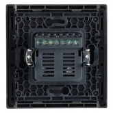 Термостат электронный с индикацией ИЭК FORTE&PIANO FP552 с датчиком 2,4м сталь