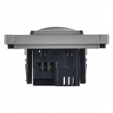 Датчик движения ИЭК FORTE&PIANO FP556 с LED подсветкой сталь