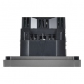 Розетка с зарядкой ИЭК FORTE&PIANO FP547 2Р+Е 16А шторки USB A+C 18Вт сталь