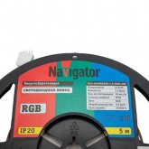 Светодиодная лента Navigator 80 299 NLS-5050RGB30-7.2-IP20-12V R5 7,2W (бухта 5m)