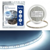 Светодиодная LED лента Feron LS502 180SMD(2835)/м 16W/m 24V 5000х10х1.22мм 6000K IP20