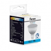 Лампа светодиодная Feron MR16 LB-561 9W 6400K 220V G5.3 диммируемая дневной свет
