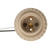 Патрон Rexant E27 с проводом 20 см белый