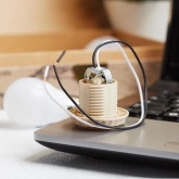 Патрон Rexant E27 с проводом 20 см белый