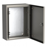 Щит из нержавеющей стали влагозащищенный ИЭК TITAN5 ЩМП 400х300х150мм с монтажной платой IP66