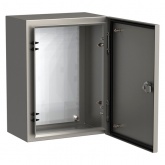 Щит из нержавеющей стали влагозащищенный ИЭК TITAN5 ЩМП 400х300х200мм с монтажной платой IP66