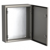 Щит из нержавеющей стали влагозащищенный ИЭК TITAN5 ЩМП 500х400х150мм с монтажной платой IP66