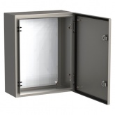 Щит из нержавеющей стали влагозащищенный ИЭК TITAN5 ЩМП 500х400х200мм с монтажной платой IP66