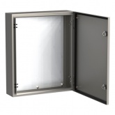 Щит из нержавеющей стали влагозащищенный ИЭК TITAN5 ЩМП 600х400х200мм с монтажной платой IP66