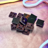 Площадка Rexant самоклеящаяся 25 х 25 мм, черная под хомуты [упаковка 100 шт]