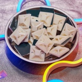 Площадка Rexant самоклеящаяся 30 х 30 мм, белая под хомуты [упаковка 100 шт]