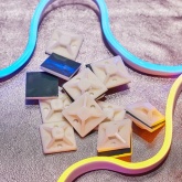 Площадка Rexant самоклеящаяся 30 х 30 мм, белая под хомуты [упаковка 100 шт]