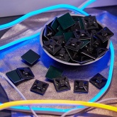 Площадка Rexant самоклеящаяся 30 х 30 мм, черная под хомуты [упаковка 100 шт]