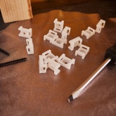 Площадка Rexant для крепления стяжки 22 х 16 мм, белая ПС-2 [упаковка 100 шт]