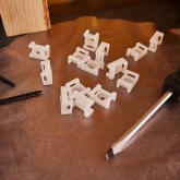 Площадка Rexant для крепления стяжки 22 х 16 мм, белая ПС-2 [упаковка 10 шт]