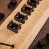 Площадка Rexant для крепления стяжки 22 х 16 мм, черная ПС-2 [упаковка 10 шт]