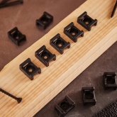 Площадка Rexant для крепления стяжки 22 х 16 мм, черная ПС-2 [упаковка 10 шт]