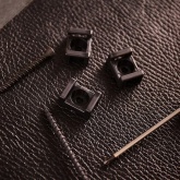 Площадка Rexant для крепления стяжки 22 х 16 мм, черная ПС-2 [упаковка 10 шт]