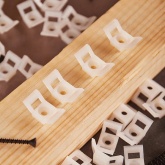 Площадка Rexant для крепления стяжки 29 х 15 мм, белая ПС-4 [упаковка 100 шт]