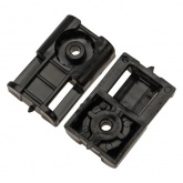 Площадка Rexant под стяжку для прямого монтажа, черная [упаковка 100 шт]