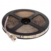 Светодиодная лента LS607 30SMD(5050) 7.2W/m 12V IP65 5000х10х3.8mm теплый белый