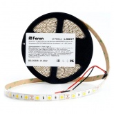 Светодиодная лента Feron LS607 60SMD(5050) 14.4W/m 12V IP65 5000х10х3.8mm 3000K теплый белый