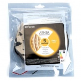 Светодиодная лента Feron LS607 60SMD(5050) 14.4W/m 12V IP65 5000х10х3.8mm 3000K теплый белый