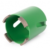 Коронка алмазная КВТ ECO-72/65 4T Мастер, сверло алмазное для подрозетников