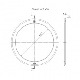 Кольцо уплотнительное Промрукав для двустенной трубы d75 мм (упаковка 8шт)